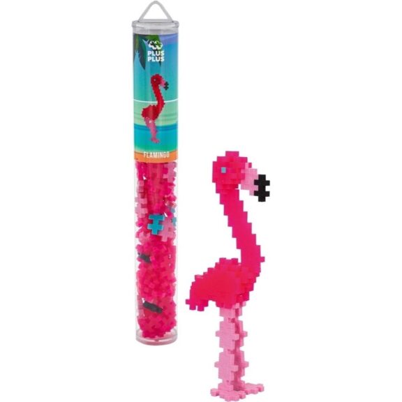 Plus-Plus - Tube Flamingo 100 stuks