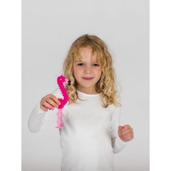 Plus-Plus - Tube Flamingo 100 stuks - Afbeelding 3