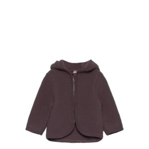 Huttelihut - Wool Fleece Jacket Dark Brown