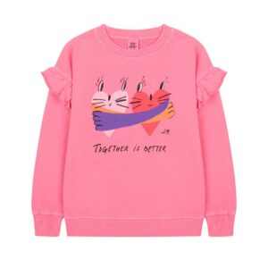 Jelly Mallow - Ruffled Sweatshirt Together