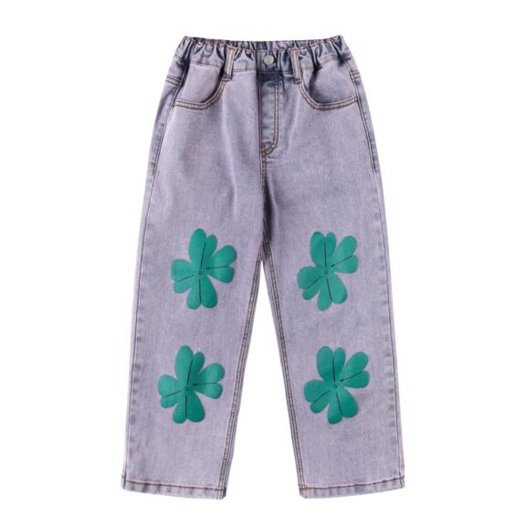 Jelly Mallow - Denim Pants Lucky Clover