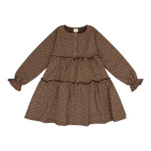 Navy Natural - Be Dressy Ruffle Brown Leopard