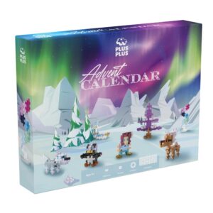 Plus-Plus - Advent calendar Santa's northern lights adventure