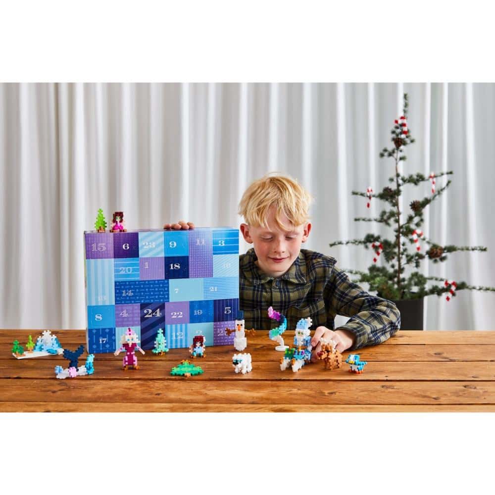Plus-Plus - Advent calendar Santa's northern lights adventure - Afbeelding 3