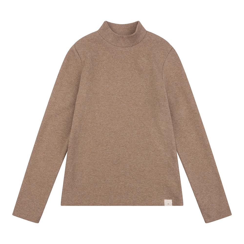 Navy Natural - Mees Top Brown Melange