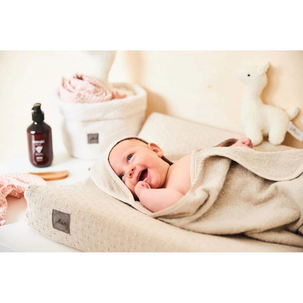 Jollein - Badcape badstof Nougat 75x75 - Afbeelding 5