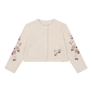 Navy Natural - Mikki Jacket Velvet Flowers