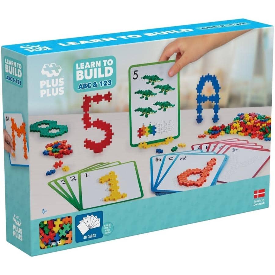 Plus-Plus - Learn to Build ABC/123 600 stuks
