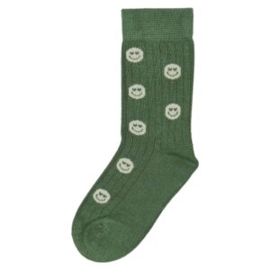 Minipop - Bamboo Smiley Socks Green