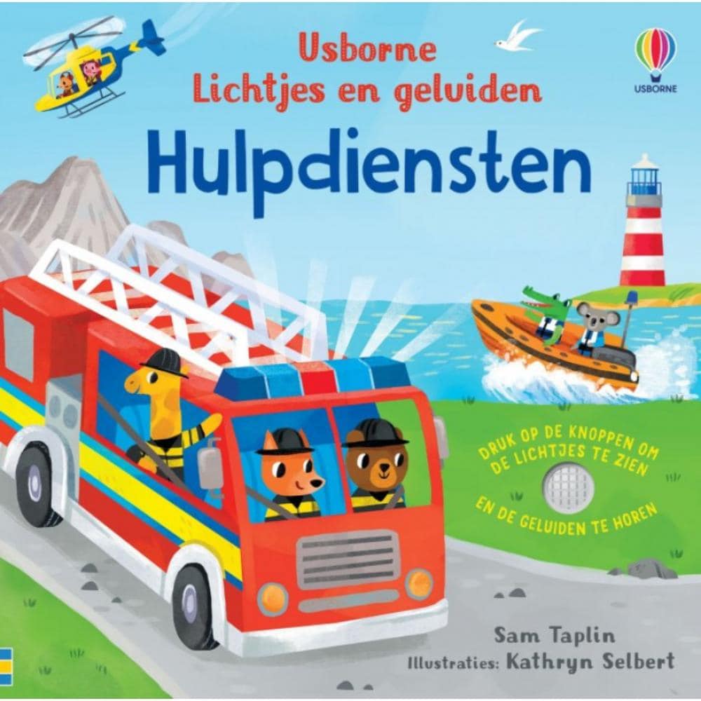 Usborne - Lichtjes en geluiden Hulpdiensten