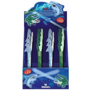 Moses - Lichtgevende pen Krokodil/Haai