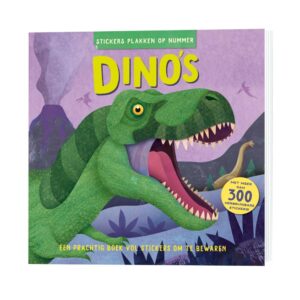 Stickers plakken op nummer - Dino's