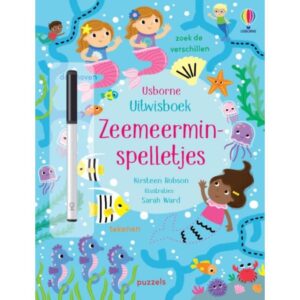 Usborne - Uitwisboek Zeemeerminspelletjes