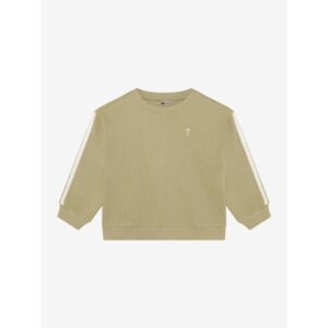 Daily7 - Oversized Sweater Tape Olive