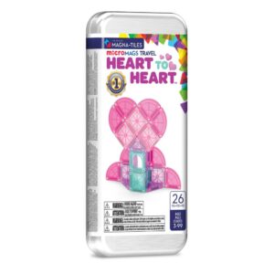 Magna-Tiles - Micromags Heart to heart 26 stuks