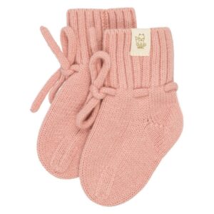 Moalie - Babyslofjes Merinowol Dusty Pink