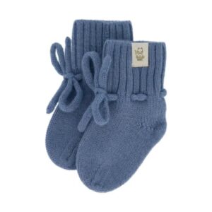 Moalie - Babylofjes Merinowol Jeans blauw