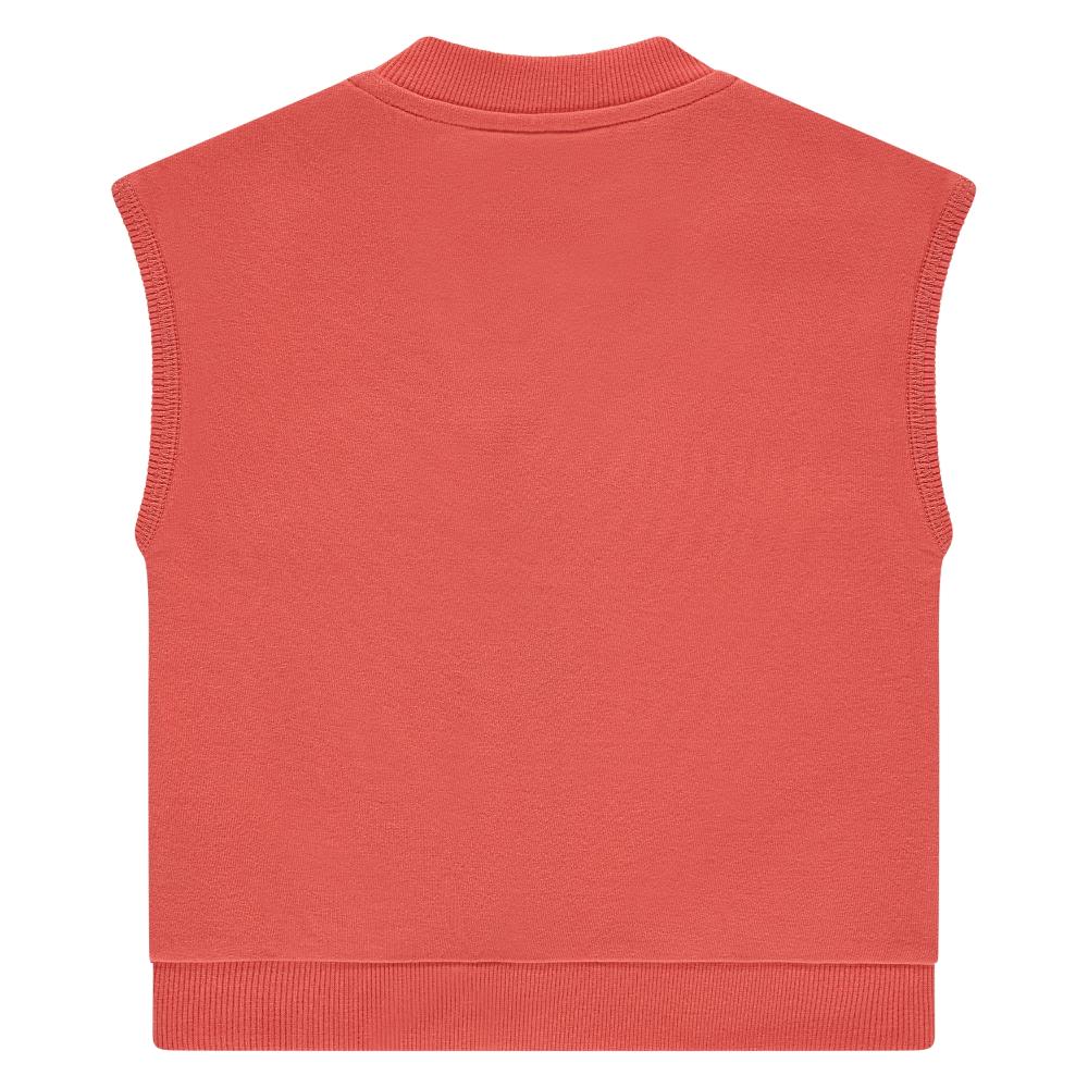 Stains & Stories - Boys Sweat Cardigan Grapefruit - Afbeelding 2