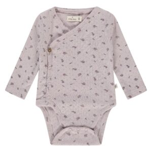 A Tiny Story - Baby Romper Mauve Print