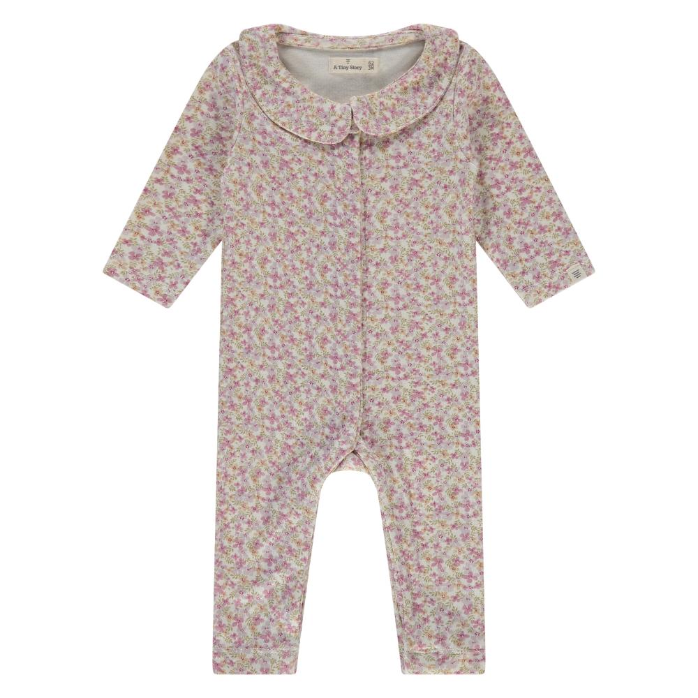 A Tiny Story - Baby Suit Pink Flower