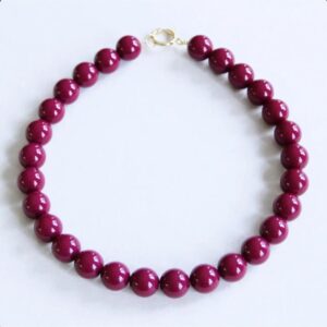 Bazou - Kralen ketting XXL Cerise