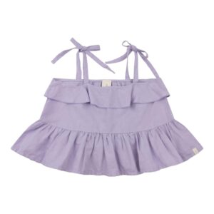 Navy Natural - Loe Ruffle Top Lila