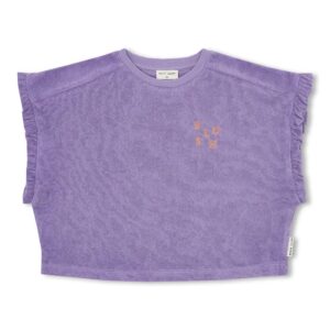 Petit Blush - Towel Ruffle Top Violet