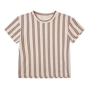 Navy Natural - Sem T-shirt Burgundy Stripe
