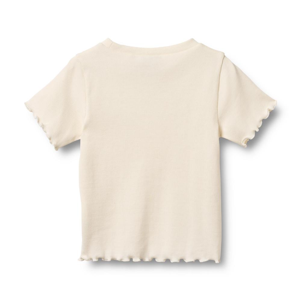 Wheat - Rib T-shirt Alicia Ivory - Afbeelding 2