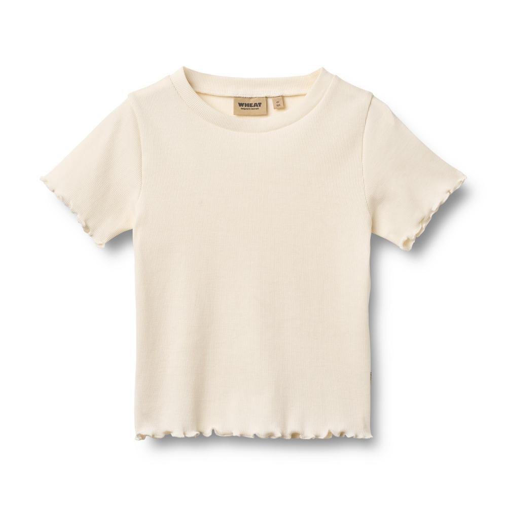 Wheat - Rib T-shirt Alicia Ivory