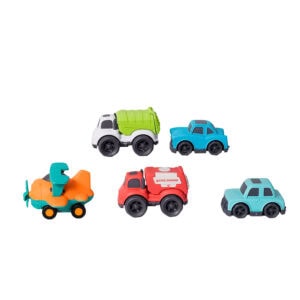 Geng Feng - Auto- en Vliegset 5-delig 10,5 cm