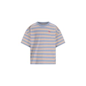 The New Chapter - T-shirt Bo Blue Beige Stripes