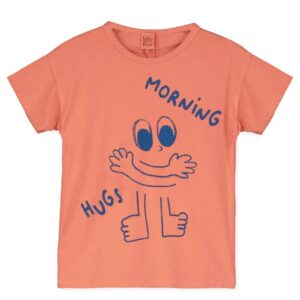 Lötiekids - T-shirt Morning Hugs Papaya
