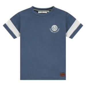Stains & Stories - Boys T-Shirt Wide Fit Blue