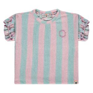 Stains & Stories - Girls T-Shirt Mint Stripe