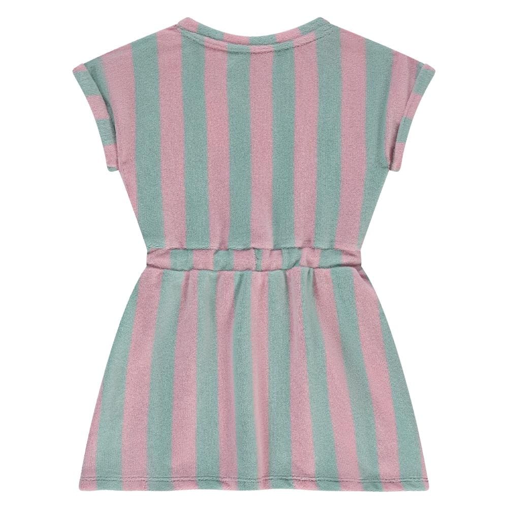 Stains & Stories - Girls Dress Mint Stripe - Afbeelding 2