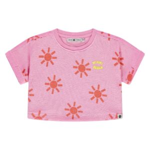 Stains & Stories - Girls T-Shirt Neon Pink