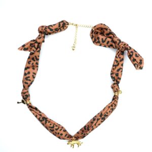Feestbeest Kids - Bandana Ketting panter