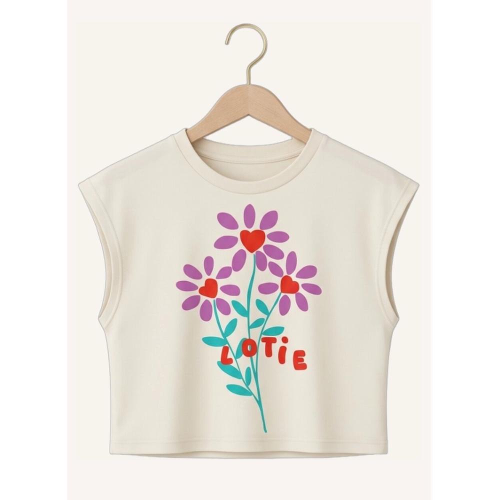 Lötiekids - Crop Top Flowers
