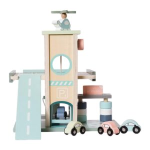 Houten Parkeergarage en Tankstation 18-delig