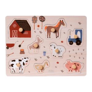 Houten Puzzel Boerderijdieren