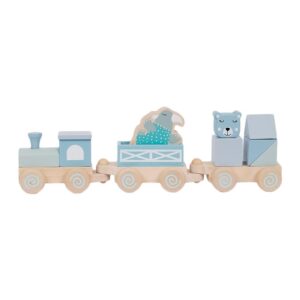 Houten Trein Blauw