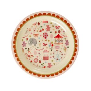 Rice - Kinderbord Melamine Fun Fair Pink