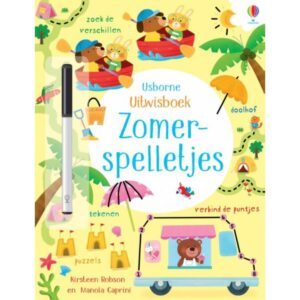 Usborne - Uitwisboek Zomerspelletjes