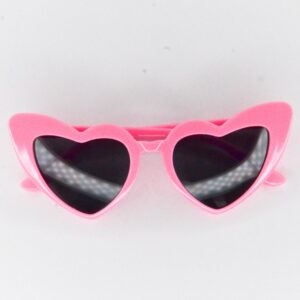 Feestbeest Kids - Zonnebril Hart roze