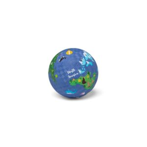 Little L - Rubber Bal Wereld 13 cm
