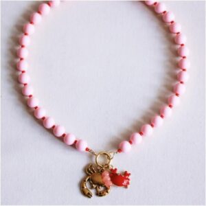 Bazou - Kralen Ketting Miyuki's Roze/Rood