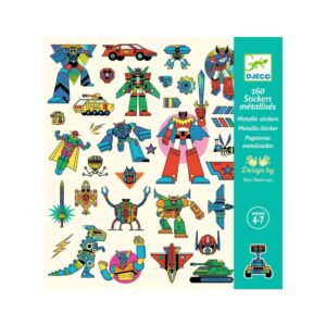 Djeco - Stickers 160 Robots