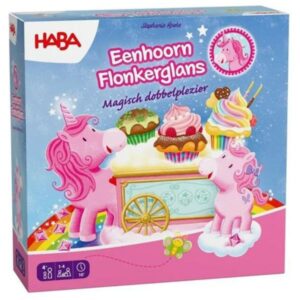 Haba - Eenhoorn Flonkerglans magisch dobbelplezier