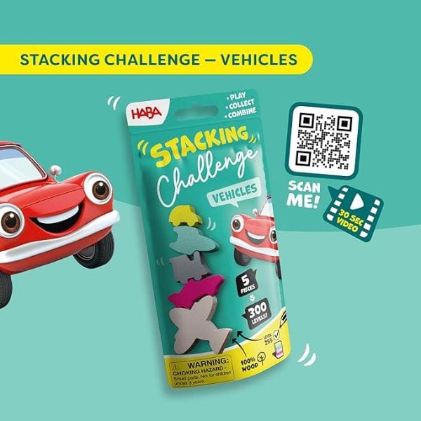 Haba - Stacking challenge voertuigen - Afbeelding 4